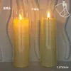Vela Electrónica LED Recargable por USB con Control Remoto, Vaso Transparente Acrílico, Accesorio de Decoración para el Hogar en Fiestas, Luz de Ambiente