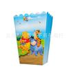 Suprimentos para Festa de Aniversário Temática Infantil Toalha de Mesa Tecido de Fundo Ursinho Pooh Prato de Papel Balão Bandeira Conjunto de Decoração