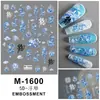 Tomoni Calcomanías para Uñas Shell Light Populares Calcomanías Retro para Uñas Venta al por Mayor de Fábrica Estilo Japonés Pavo Real Azul Fénix