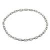 Europa y Estados Unidos transfronterizo nuevo punk estilo callejero temperamento acero inoxidable personalidad cierre cuadrado conjunto de pulsera y collar de cadena