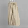 Calça Harem de Algodão Puro Transfronteiriça Moda de Rua Europeia e Americana Outono 2025 Casual Preguiçosa Wide-Leg Longa Calça Harem Solta para Mulheres