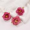 Simulação Pequena Camélia diy Fazendo Flor de Pulso Material Cabeça de Rosa Arranjo de Parede de Flores de Casamento Material de Adorno de Cabeça Hanfu