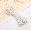 Corda de Algodão 3mm Artesanato Trançado Corda com Etiqueta de Contas DIY Manual Acessórios para Joias Amarração Embalagem Decoração Atacado