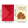 Compra Directa Transfronteriza Navideño Divertido Cumpleaños Día de San Valentín Confesión Aniversario Ánimo Celebración Agradecimiento Regalo Sorpresa Tarjeta de Felicitación
