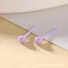 Aretes de Cerámica de Zirconia de 3 mm para Orejas Perforadas, Antialérgicos, Libres de Metales Pesados, Versátiles, Mini, No Necesitan Quitarse al Bañarse y Dormir