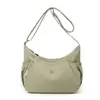 Bolsa de Ombro Casual Feminina Estilo Novo 2026 para Compras, Bolsa Dumpling, Bolsa de Nylon Impermeável, Bolsa Transversal Leve para Viagem