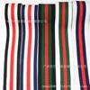 Banda elástica de gamuza, jacquard de nailon, tiras de poliéster sin lanzadera de 4 cm, pantalones a rayas, cabeza de goma