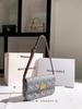 Bolsa Cuadrada Pequeña de Cuero Suave de Gama Alta para Presbicia al por Mayor para Mujer 2024 Nuevo Diseño de Nicho Bolso de Hombro Único Cruzado para Axila