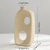 Vaso de letra cerâmica atacado ins Sentido sênior casa estadia loja de roupas inserto enfeites de flor seca Amazon uma geração de cabelo