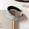 Diadema Coreana de Cuadros Dulces con Ala Ancha, Elegante Diadema Alta, Accesorio para el Cabello Casual de Estilo Perezoso para el Día a Día