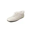 Zapatos Pequeños de Cuero Estilo Coreano Chic Forrados de Borrego y Lana con Cordones, Punta Cuadrada, Tacón Bajo Grueso, Cuero Genuino, Cálidos para Mujer 2025