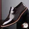 Zapatos Casuales de Deslizamiento para Hombre de Talla Grande Transfronterizos 2024, Zapatos Ligeros de Cuero de Moda Europea y Americana, Zapatos Versátiles de Negocios de Caña Baja Británicos