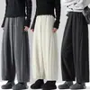 Pantalones de cachemira holgados para maternidad, pantalones anchos relajados, pantalones cortos, pantalones suaves tipo bola de arroz, pantalones banana adelgazantes para maternidad con una caída bonita