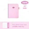 Cuaderno Pequeño A6 con Tapa de Cuero Bloc de Notas de Bolsillo Portátil de Moda Tendencia para Notas Rápidas y Vocabulario