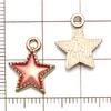 Lote de 20 Colgantes de Aleación con Goteo de Aceite Rosa Serie Flor de Margarita Pequeña Accesorios para Pulsera Collar DIY