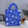 Bolsa de Tela con Estampado de Huella de Perro de Dibujos Animados Colorida Bolsa para Regalo de Fiesta Cumpleaños Bolsita de Dulces No Tejida al por Mayor Bolsa para Dulces de Halloween