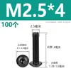 M2M2.5M3M4M5M6M8M10 Negro Acero Inoxidable 304 Cabeza Redonda Tornillos de Allen Negro Zinc Tornillos de Cabeza de Champiñón