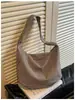 Bolsa de Lona Xadrez Vermelho para Mulheres, Bolsa de Ombro Versátil Leve de Outono, Bolsa de Braço, Bolsa Tote Estilo Coreano para o Dia a Dia