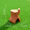 Micro enfeites de paisagem animal da floresta bonito esquilo ouriço enfeites de resina decoração de carro de mesa artesanato enfeites