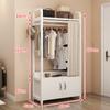 Cabide de Roupas para Quarto Cabideiro de Chão Guarda-Roupa Simples para Porta Varal de Roupas Cabideiro de Chão Roupas Novo Produto