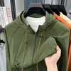 Ropa Popular Ligera con Protección Solar para Hombre, Chaqueta Casual de Moda para Hombre con Capucha y Cremallera de Verano, En Stock
