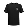 Modal T-shirt masculina verão gelo seda manga curta fino suor-wicking top moda strass urso gelo meia manga t-shirt