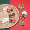 Acessórios de laço de Natal Árvore de Natal DIY Vestir Sino pequeno Laço Caixa de presente Guirlanda Pingente Acessórios