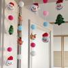 Nueva Decoración Navideña Sorpresa Navideña Cortina de Puerta de Árbol de Navidad Cortina Divisoria de Papá Noel Cortina de Entrada para Sala de Estar