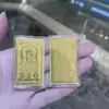 Oro Puro 999 Pegatinas Doradas para Teléfono de los Ocho Dioses Guardianes, Pegatinas Doradas de Tarjeta de Seguridad de los Doce Signos del Zodiaco, Regalos Pequeños al por Mayor