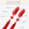 Peine de madera para boda, rojo, para novia, dote, un par de peines de madera para boda, suministros para boda.