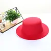 Europa y Estados Unidos sombrero de lana tipo cúpula transfronterizo para hombre sombrero Jazz sombrero de ala ancha para caballero sombrero para mujer fábrica de sombreros en blanco venta al por mayor