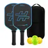 Raqueta de pickleball de fibra de carbono T700 juego completo, personalizable