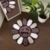Alfombra flockeada de fuegos artificiales para entrada de casa, sala de estar, dormitorio, baño, habitación infantil, tapete antideslizante de forma especial, absorbente de agua