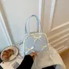 2026 Nova Moda de Nicho Versátil Fofa Bolsa de Ombro Transversal para o Dia a Dia Bolsa de Mão Estilo Coreano com Renda e Bolinhas para Mulheres