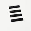 Cubierta de pasador de plástico de 4 cm para pasador de pelo de dibujos animados estéreo DIY, clips inferiores, accesorios, felpa adhesiva, accesorios de carcasa para pasador elevado