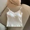 Camisola de encaje de deseo puro para chica hot con copas, corte ajustado, diseño de lazo, top sin mangas