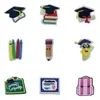 Serie de temporada de graduación transfronteriza zapatos con agujeros zapatos hebilla de flor para zapatos decoración de alto sentido desmontable venta al por mayor de fábrica caucho blando