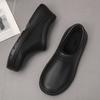 Zapatos de Trabajo para Chef de Cocina Antideslizantes de Eva Impermeables para Restaurante, Ropa de Exterior, Zapatos Gruesos de Algodón, Otoño e Invierno 2024