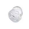Anillo elástico con forma de pétalo blanco mate irregular para mujer, de alta gama, simple, con diseño de flor blanca, para cruzar fronteras