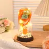 520 Regalo del Día de San Valentín Ramo de Jabón de Rosas Regalo de Cumpleaños Flor Eterna Luminosa Adornos de Decoración de Escritorio