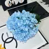 225 Flores de Hortensia Artificiales Grandes de Cuatro Pétalos para Boda y Decoración del Hogar, Arreglo de Bola Grande para Bodas, Exportación