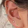 Pendientes de Aro de Moda con un Estilo Versátil, Lujo Ligero y Sensación de Alta Gama, Clips para Orejas de Circonita Sintética, Pendientes de Perla para Mujer, Clavos para Orejas para Orejas Sensibles