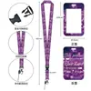 Portatarjeta de Identificación Estudiantil Retráctil para Colgar en el Cuello, Portatarjeta de Empleado, Portatarjeta de Control de Acceso, Protector de Tarjeta de Fácil Extracción, Estuche para Tarjetas, Marca de Fábrica