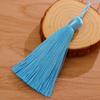 Borla de poliéster de 8 cm, estilo chino, marcapáginas, ropa, pequeños accesorios colgantes para las orejas, joyería, borlas decorativas, fabricantes al por mayor