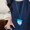 Bolsa Colgante Collar para Gafas de Sol Magnéticas de Cuero Dopamina Cadena de Suéter Casual de Verano Versátil Moda Collar Dulce