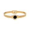 Pulsera de moda transfronteriza pulsera de joyería para mujer pulsera acero inoxidable con taladro hueco hebilla de acero titanio joyería simple coreana
