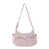 2025 Nuevo Bolso Casual Bolso Casual Estilo Coreano Moda Tendencia Cordón Gran Capacidad Bolso de Mujer Bandolera Bolso de Hombro
