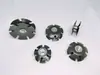 M6*25*16 Almohadillas para Pies de Hardware Accesorios para Muebles Tuerca de Resorte de Flor de Ciruelo Tapón para Tubo de Dirección de Patinete