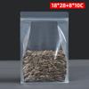Bolsa de Plástico Transparente de Alta Definición con Sellado de Ocho Lados, Bolsa Sellada, Bolsa Ziplock, Snacks para Mascotas, Té, Bolsa para Empaque de Alimentos de Fruta Deshidratada