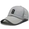 Gorra de béisbol de verano estilo coreano para exteriores, versátil, con visera, completamente de malla, transpirable, sombrero para el sol, gorra de visera de gasa para hombres y mujeres